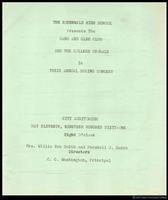 Rosenwald High School annual spring concert