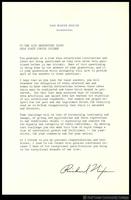 Letter from Richard Nixon