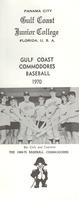 1970 Gulf Coast Commodore baseball team brochure