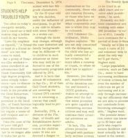 Students Help With Troubled Youth