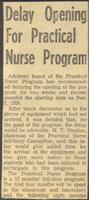 Delay Opening For Practical Nurse Program