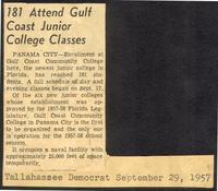 181 Attend Gulf Coast Junior College Classes