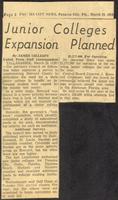 Junior Colleges Expansion Planned