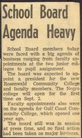 School Board Agenda Heavy