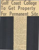 Gulf Coast College To Get Property For Permanent Site