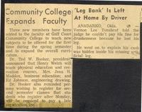 Community College Expands Faculty