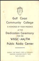 Dedication Ceremony for the WKGC - AM/FM Public Radio Center